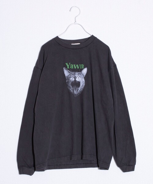 GLOSTER(グロスター)の「【GLOSTER/グロスター】DOG&CAT 犬猫プリント ピグメント プリントロンT 長袖Tシャツ(Tシャツ/カットソー・メンズ・ブラック系その他3/ブラック系その他4/ブラック系その他5/ブラック系その他/ブラック系その他6/ブラック系その他2・S/M/L)」の13枚目の写真