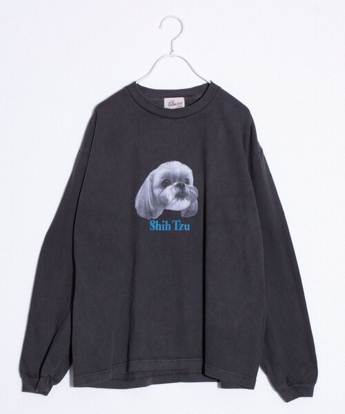 GLOSTER(グロスター)の「【GLOSTER/グロスター】DOG&CAT 犬猫プリント ピグメント プリントロンT 長袖Tシャツ(Tシャツ/カットソー・メンズ・ブラック系その他3/ブラック系その他4/ブラック系その他5/ブラック系その他/ブラック系その他6/ブラック系その他2・S/M/L)」の16枚目の写真
