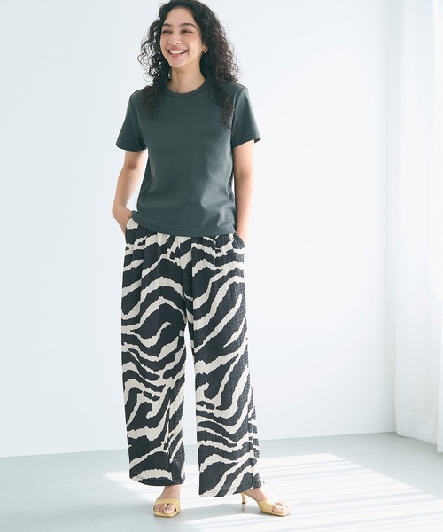 coca(coca)(コカ)の「シボシャーリングワイドパンツ(その他パンツ・レディース・A/B・SHORT/MEDIUM/LONG)」の20枚目の写真