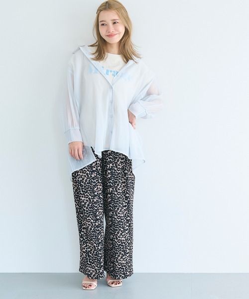 coca(coca)(コカ)の「シボシャーリングワイドパンツ(その他パンツ・レディース・A/B・SHORT/MEDIUM/LONG)」の12枚目の写真