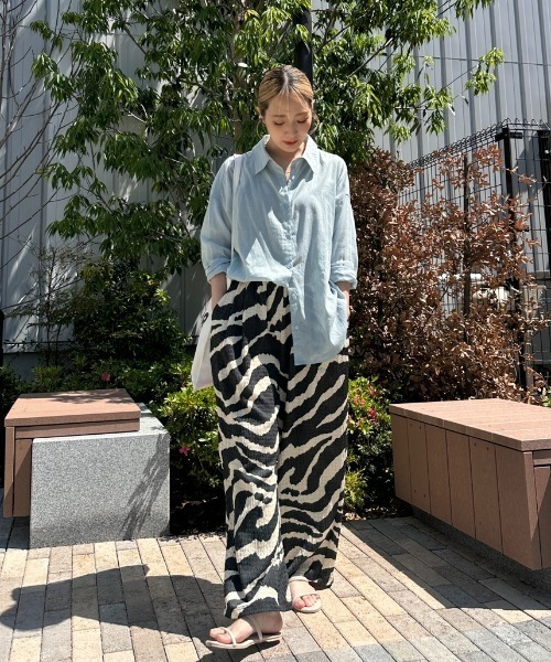 coca(coca)(コカ)の「シボシャーリングワイドパンツ(その他パンツ・レディース・A/B・SHORT/MEDIUM/LONG)」の3枚目の写真