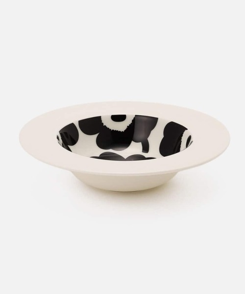 marimekko（マリメッコ）の「Unikko / syva lautanen 20ｃｍ deep dish（食器・レディース・ブラック・FREE）」の3枚目の写真