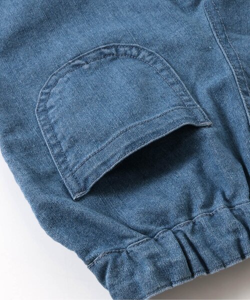 apres les cours（アプレレクール）の「【接触冷感】ひんやり裾スカラップ/7days Style pants（デニムパンツ・キッズ・インディゴブルー/イエロー/ピンク・80/90/100/110/120/130/140）」の22枚目の写真