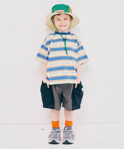 p.premier（ピードットプルミエ）の「マルチカラーサイドポケットハーフパンツ（その他パンツ・キッズ・ブラウン/ピンク/レインボー/ブラック・80/90/100/110/120/130/140）」の18枚目の写真