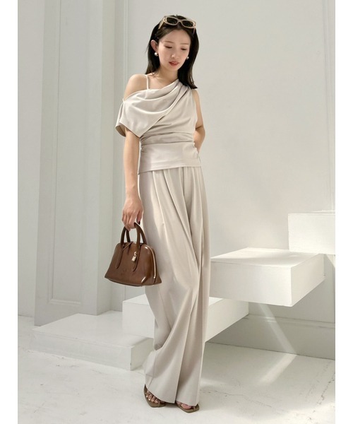 SNIDEL（スナイデル）の「ワイドロングパンツ（その他パンツ・レディース・グレー/その他/ライトベージュ・0/1）」の17枚目の写真