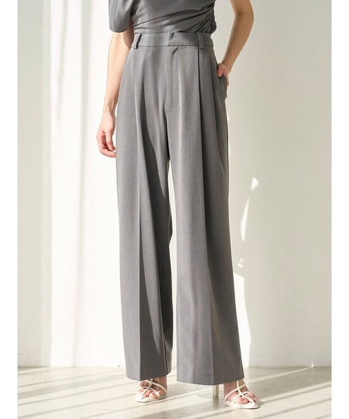 SNIDEL（スナイデル）の「ワイドロングパンツ（その他パンツ・レディース・グレー/その他/ライトベージュ・0/1）」の19枚目の写真