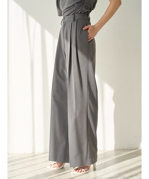 SNIDEL（スナイデル）の「ワイドロングパンツ（その他パンツ・レディース・グレー/その他/ライトベージュ・0/1）」の21枚目の写真