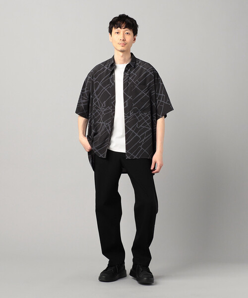 β MEN（ベータメン）の「マーブルパターン プリントシャツ（シャツ/ブラウス・メンズ・ホワイト/ネイビー・L/M）」の17枚目の写真