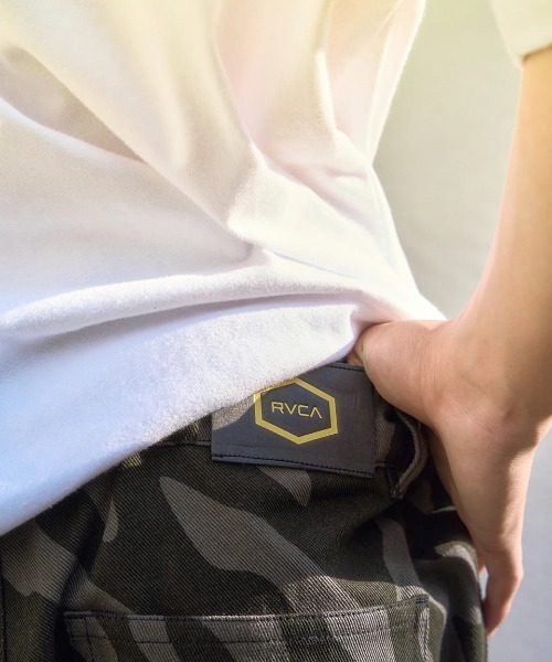 RVCA(ルーカ)の「RVCA メンズ 45862 デニムパンツ 【2025年夏モデル】/ルーカウエストゴムワイドシルエットデニムパンツ(デニムパンツ・メンズ・ブラック/キャメル/ネイビー・32inch/30inch)」の14枚目の写真