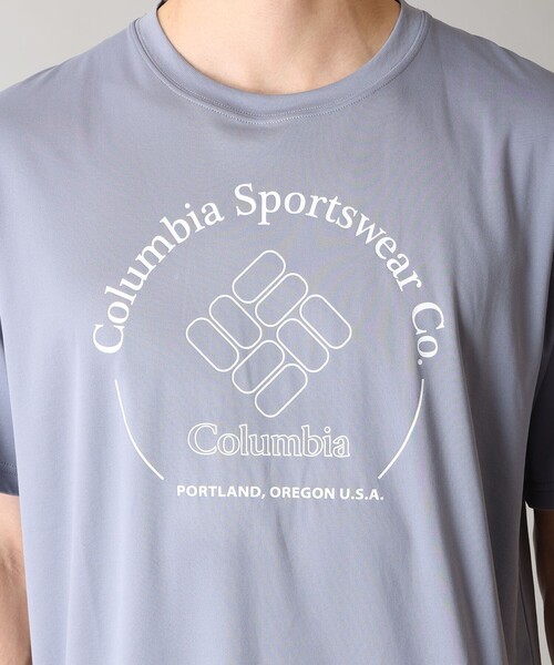 Columbia(コロンビア)の「UVカット 速乾 Columbia / グレイシャルビスタ グラフィックTシャツ / コロンビア(Tシャツ/カットソー・メンズ・ベージュ/ホワイト/ブラック/ネイビー/ブルー/ブルー系その他/ブラック系その他/パープル/ブラウン/ホワイト系その他・S/XXL/XL/L/M)」の20枚目の写真