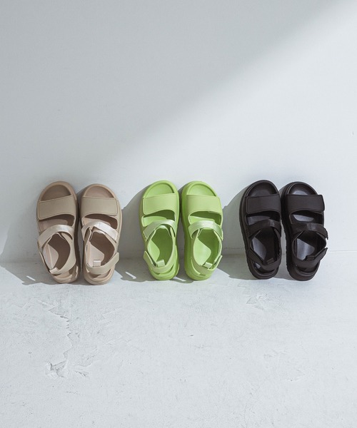 bohmal(ボマール)の「ストラップラバーサンダル(サンダル・レディース・ライム/ベージュ/ブラック・LARGE/MEDIUM/SMALL)」の17枚目の写真