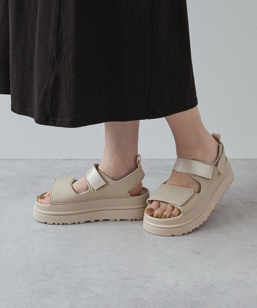 bohmal(ボマール)の「ストラップラバーサンダル(サンダル・レディース・ライム/ベージュ/ブラック・LARGE/MEDIUM/SMALL)」の14枚目の写真