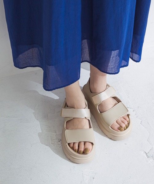 bohmal(ボマール)の「ストラップラバーサンダル(サンダル・レディース・ライム/ベージュ/ブラック・LARGE/MEDIUM/SMALL)」の16枚目の写真