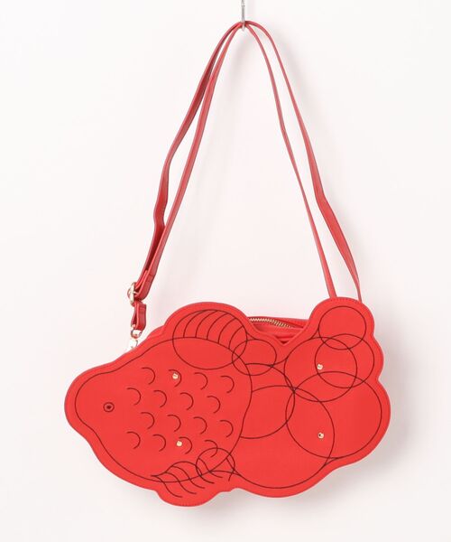 カヤ（カヤ）の「【カヤ】金魚ショルダーバッグ（ショルダーバッグ・レディース・レッド/ブラック/シルバー・FREE）」の9枚目の写真