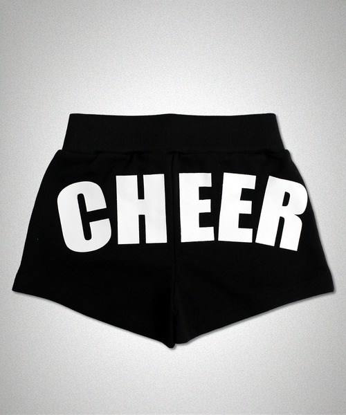 CHEER（チアー）の「ヒップロゴスウェットショートパンツチアパン（スウェットパンツ・レディース・ブラック×グリーン/ブラック×ホワイト/ピンク/ライトグリーン・XS/M/L）」の11枚目の写真