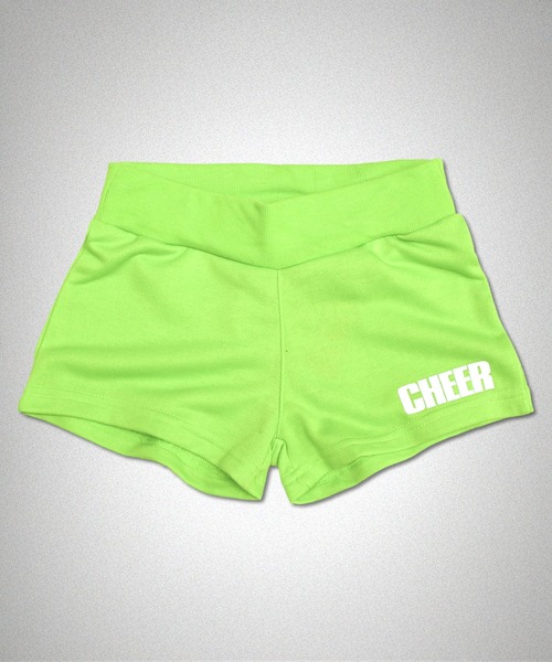 CHEER（チアー）の「ヒップロゴスウェットショートパンツチアパン（スウェットパンツ・レディース・ブラック×グリーン/ブラック×ホワイト/ピンク/ライトグリーン・XS/M/L）」の8枚目の写真