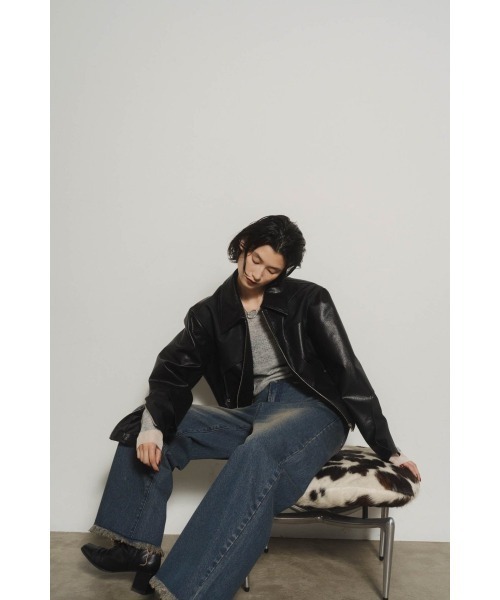 high-end- ファッション Knuth Marf レザージャケット