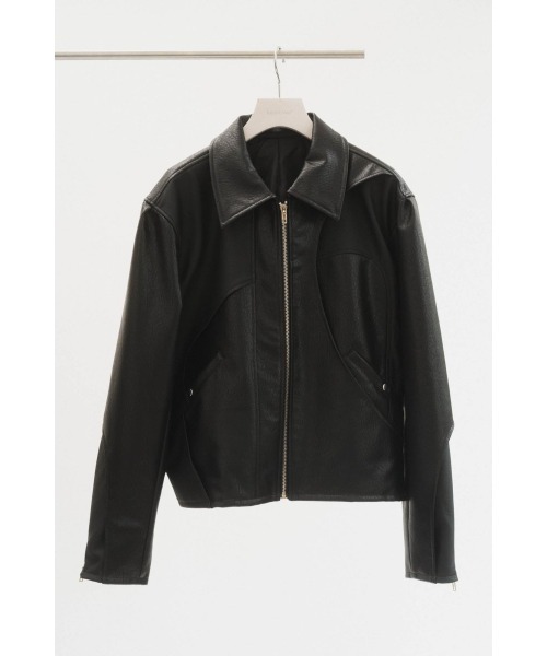 leather riders blouson(unisex)（ブルゾン）｜Knuth Marf