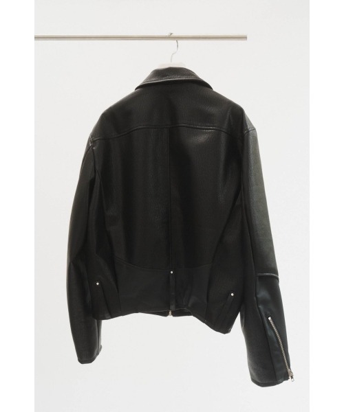 leather riders blouson(unisex)（ブルゾン）｜Knuth Marf