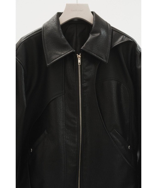 leather riders blouson(unisex)（ブルゾン）｜Knuth Marf