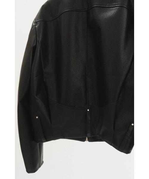 leather riders blouson(unisex)（ブルゾン）｜Knuth Marf