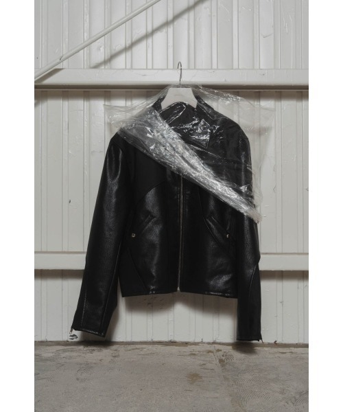 leather riders blouson(unisex)（ブルゾン）｜Knuth Marf