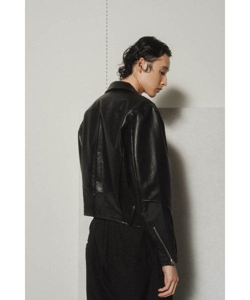 セール】leather riders blouson(unisex)（ブルゾン）｜Knuth Marf