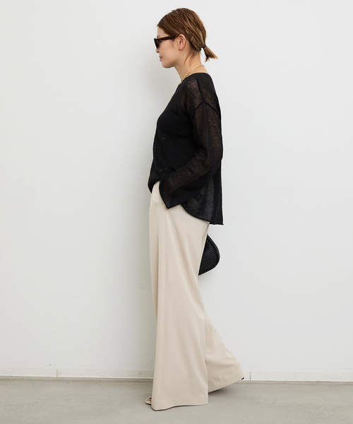 Deuxieme Classe（ドゥーズィエムクラス）の「*Effortless パンツ（その他パンツ・レディース・ブラック/ベージュ/ブラウン/タン・34/36/38）」の17枚目の写真