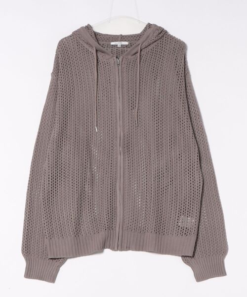 WEGOニット　パーカー　ジャケット【新品未使用】 セール】WEGO/ドッググレーニットトップス／ニットパーカー