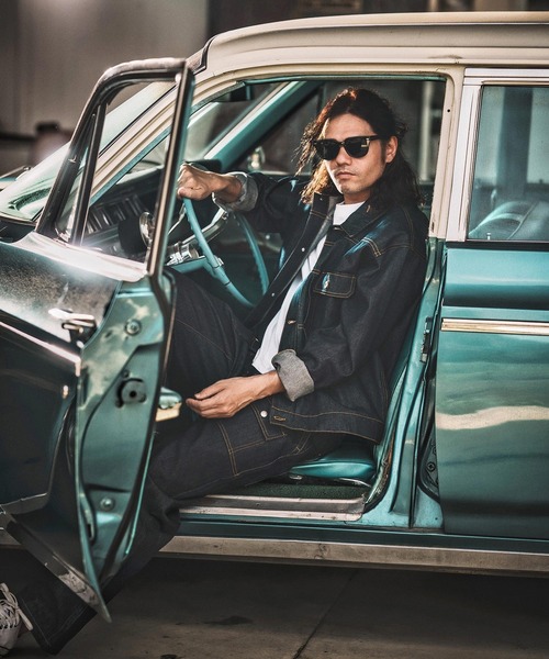WONDER WALL MOTEL(ワンダーウォールモーテル)の「mj10799- RIGID DENIM JACKET(Gジャン) リジットデニムジャケット(デニムジャケット・メンズ・インディゴブルー・S/M/L/XL)」の16枚目の写真