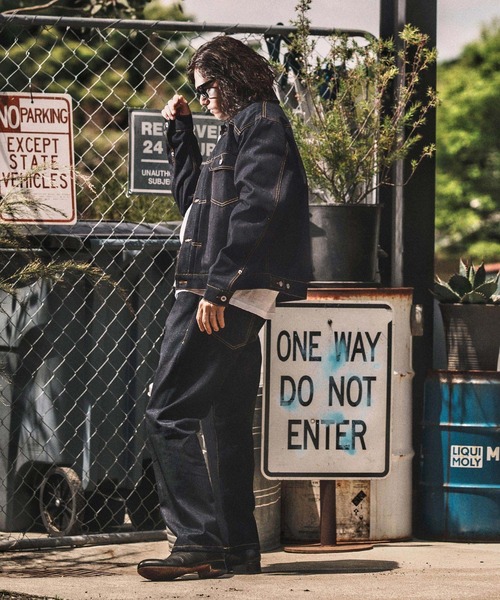 WONDER WALL MOTEL(ワンダーウォールモーテル)の「mj10799- RIGID DENIM JACKET(Gジャン) リジットデニムジャケット(デニムジャケット・メンズ・インディゴブルー・S/M/L/XL)」の6枚目の写真