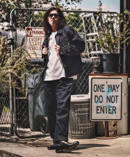 WONDER WALL MOTEL(ワンダーウォールモーテル)の「mj10799- RIGID DENIM JACKET(Gジャン) リジットデニムジャケット(デニムジャケット・メンズ・インディゴブルー・S/M/L/XL)」の7枚目の写真