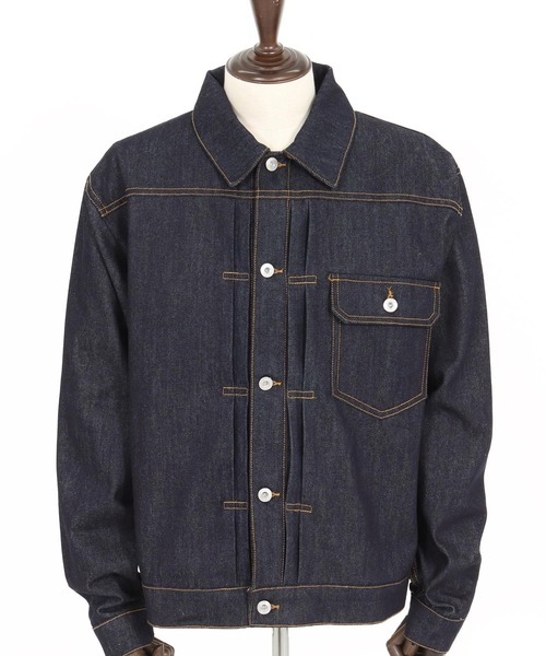 WONDER WALL MOTEL(ワンダーウォールモーテル)の「mj10799- RIGID DENIM JACKET(Gジャン) リジットデニムジャケット(デニムジャケット・メンズ・インディゴブルー・S/M/L/XL)」の8枚目の写真