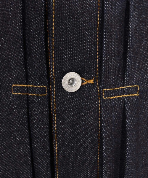 WONDER WALL MOTEL(ワンダーウォールモーテル)の「mj10799- RIGID DENIM JACKET(Gジャン) リジットデニムジャケット(デニムジャケット・メンズ・インディゴブルー・S/M/L/XL)」の11枚目の写真