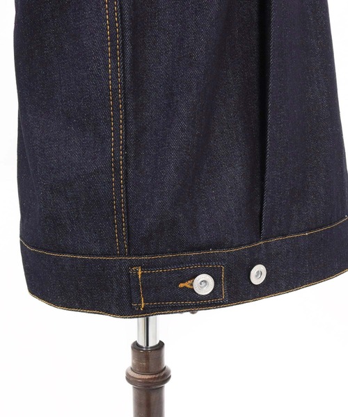 WONDER WALL MOTEL(ワンダーウォールモーテル)の「mj10799- RIGID DENIM JACKET(Gジャン) リジットデニムジャケット(デニムジャケット・メンズ・インディゴブルー・S/M/L/XL)」の4枚目の写真