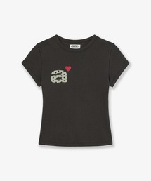 aeae（エーイーエーイー）の「DOT SMALL LETTER TEE（Tシャツ/カットソー）」