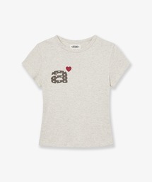 aeae（エーイーエーイー）の「DOT SMALL LETTER TEE（Tシャツ/カットソー）」
