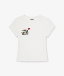 aeae（エーイーエーイー）の「DOT SMALL LETTER TEE（Tシャツ/カットソー）」