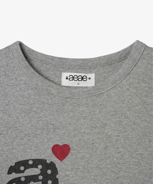 aeae ドット Tシャツ MUSINSA公式 | AEAE WEB LOGO DOT T-SHIRTS [CREAM]