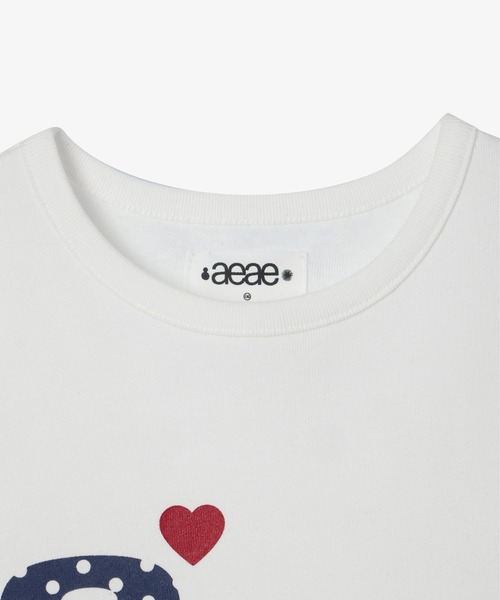 DOT SMALL LETTER TEE（Tシャツ/カットソー）｜aeae