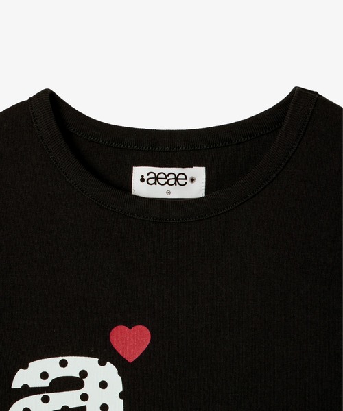 DOT SMALL LETTER TEE（Tシャツ/カットソー）｜aeae