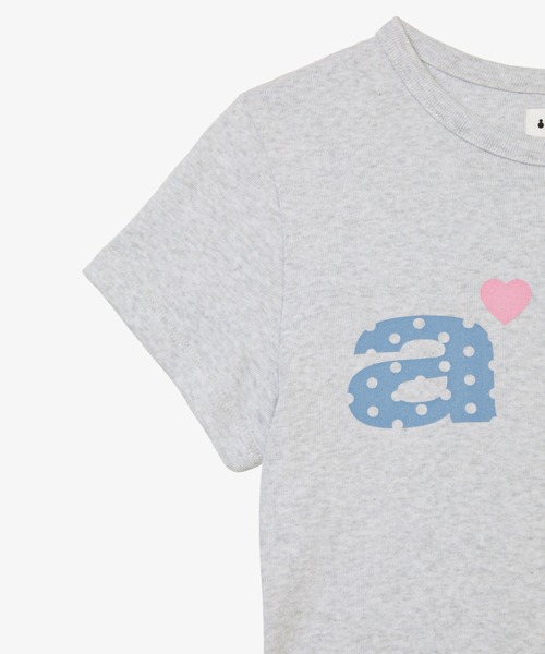 DOT SMALL LETTER TEE（Tシャツ/カットソー）｜aeae（エーイーエーイー