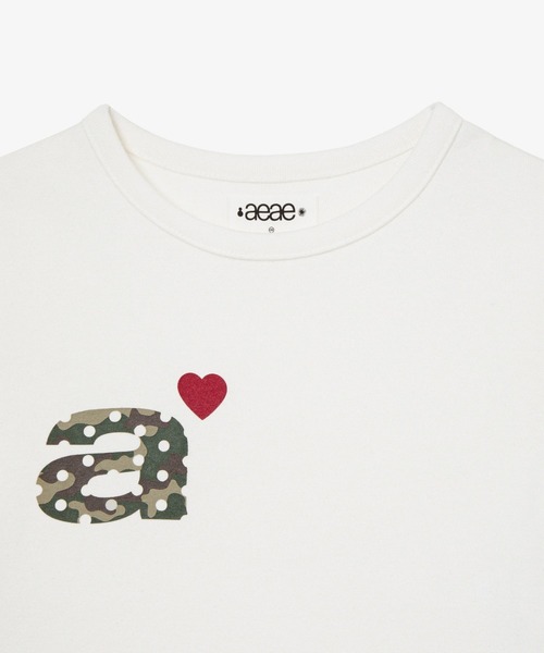 DOT SMALL LETTER TEE（Tシャツ/カットソー）｜aeae（エーイーエーイー