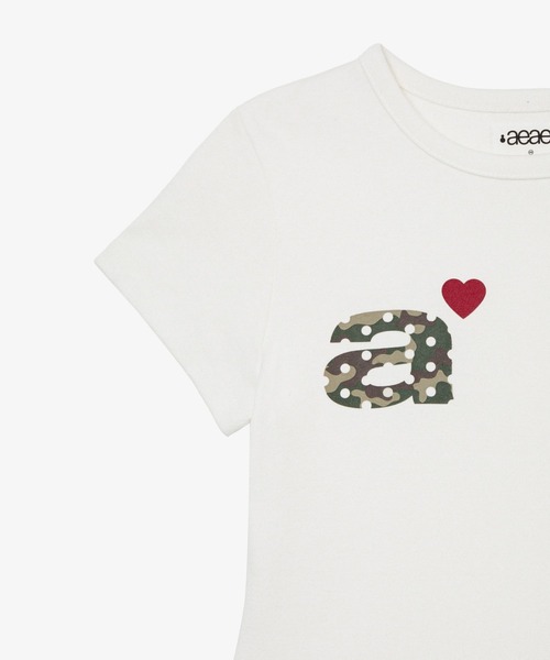DOT SMALL LETTER TEE（Tシャツ/カットソー）｜aeae（エーイーエーイー