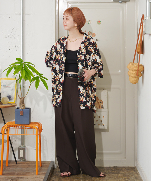 B.C STOCK(ベーセーストック)の「【ZOZO限定】手洗い可 / アソート柄シャツ(シャツ/ブラウス・レディース・ブラウン/ブラック/その他16・FREE)」の5枚目の写真