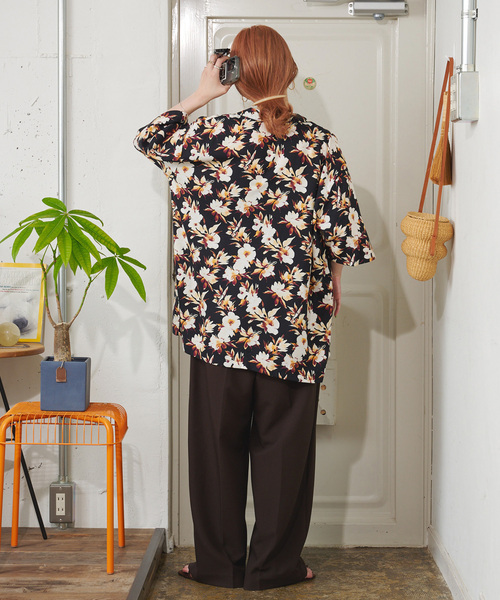 B.C STOCK(ベーセーストック)の「【ZOZO限定】手洗い可 / アソート柄シャツ(シャツ/ブラウス・レディース・ブラウン/ブラック/その他16・FREE)」の8枚目の写真