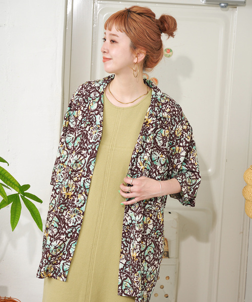 B.C STOCK(ベーセーストック)の「【ZOZO限定】手洗い可 / アソート柄シャツ(シャツ/ブラウス・レディース・ブラウン/ブラック/その他16・FREE)」の18枚目の写真