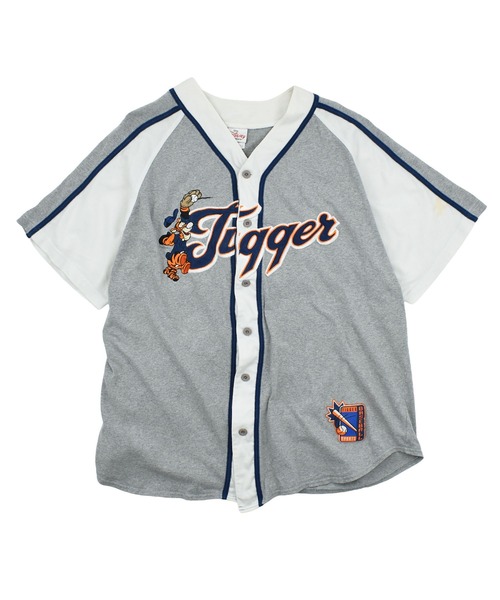 DISNEY VINTAGE(ディズニーヴィンテージ)の「【USED】90’s Disney “Tigger” キャラクター ベースボールシャツ(シャツ/ブラウス・メンズ・グレー・X-LARGE)」の1枚目の写真
