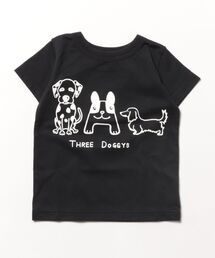 P.FIELD（ピーフィールド）の「P.FIELD/ピーフィールド　日本製　　スリードッグ　Tシャツ（Tシャツ/カットソー）」