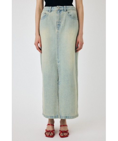 MOUSSY(マウジー)の「DENIM MAXI PENCIL スカート(スカート・レディース・ワンウォッシュ/ライトブルー・1/2)」の8枚目の写真